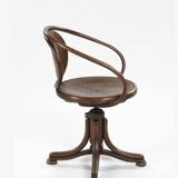 Fauteuil de bureau à vis  -  modèle N°5701 - Michael THONET