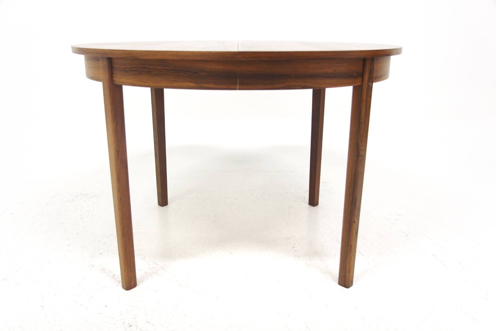 Scandinavian extendable rosewood dining table, Sweden, 1960s