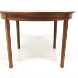 Scandinavian extendable rosewood dining table, Sweden, 1960s