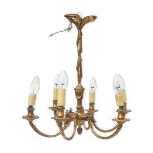 Lustre en bronze doré