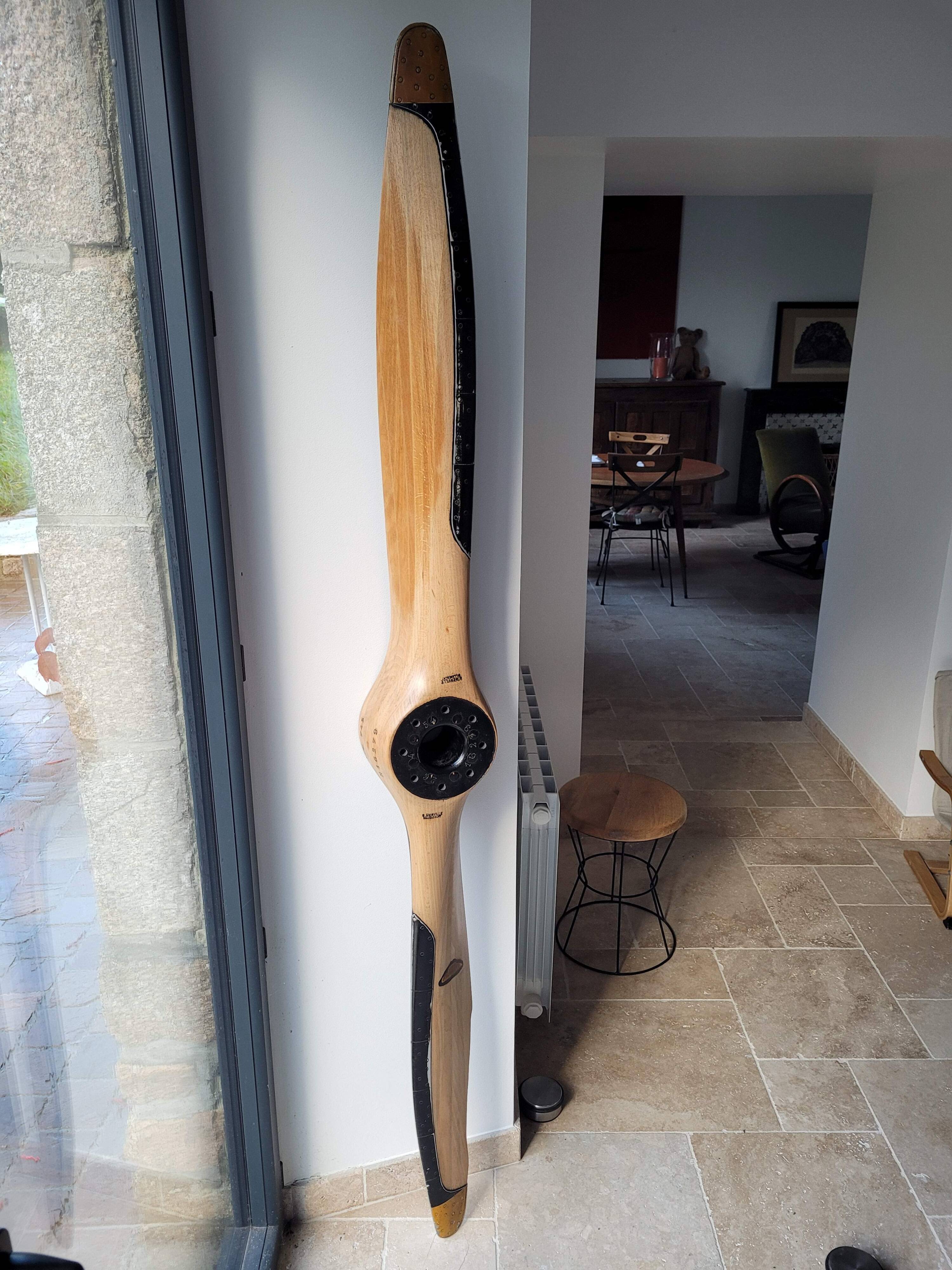 Merville wooden airplane propeller