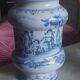 Moustier vase signed