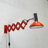 Mid-Century German Space Scissor Wall Lamp by Hustadt Leuchten, 1960s, set of 2