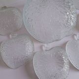 Apple-shaped dessert set