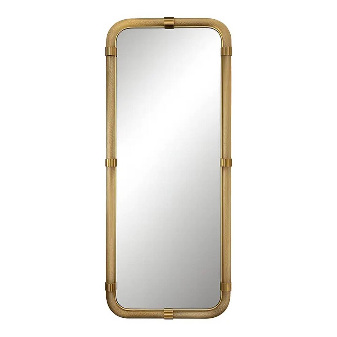 Venetian "Torciglione" Torchon Murano Glass Wall Mirror in Barovier Style