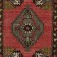 Handmade Accent Rug. Vintage Door Mat. Turkish Seat Cover. Entryway Mat. Kitchen Rug