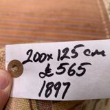 Fine Vintage Pakistani Rug, 200x125 cm Turkoman Bokhara Beige Medium