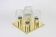 Large frosted glass ceiling light by Murano, Kalmar, Austria, 1960s.