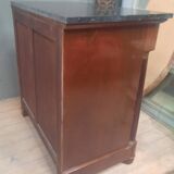 Empire style mahogany chest of drawers