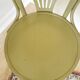 Vintage Thonet Style Bentwood Swivel Chair - Olive Green Retro Armchair