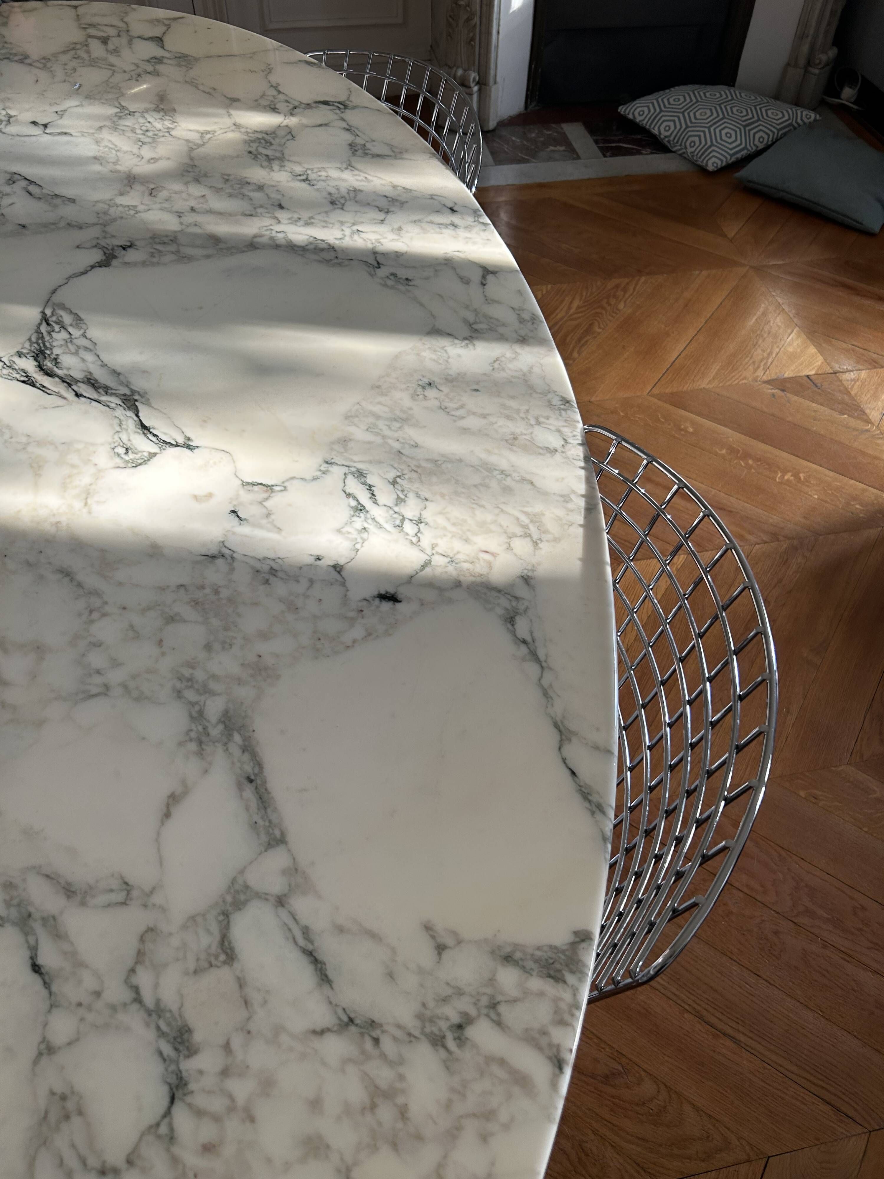 Florence Knoll Oval Table - Formerly from the Bank of France