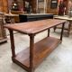 Draper's table from the early 20th century in oak