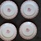1 set of 6 art-deco dessert plates in Limoges porcelain