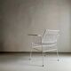 White metal wire chair from Erlau | Germany | 1960s