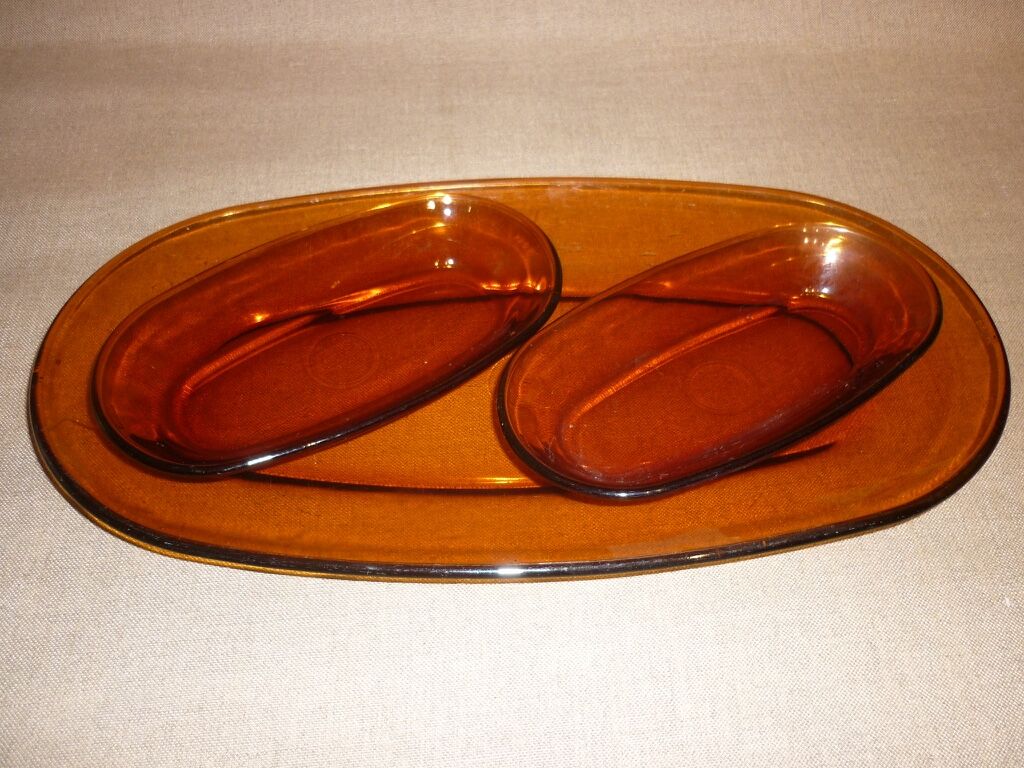 Duralex dish in amber glass 36 cm