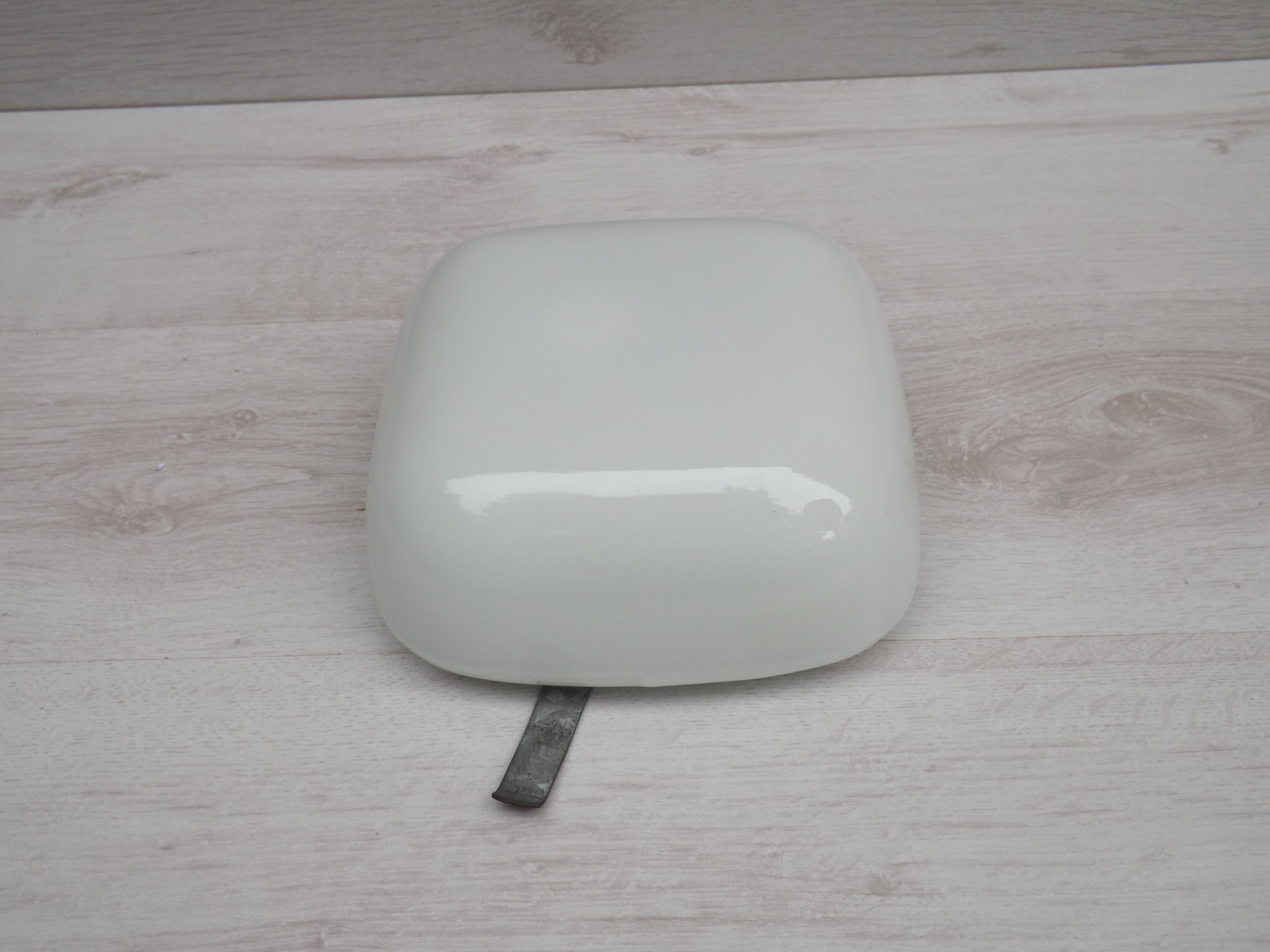 White opaline ceiling 20 x 20 cm