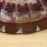 Crystal vase of Saint Louis red