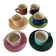 Vintage multicoloured triangular espresso set
