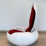 Garden Egg armchair by Peter Ghyczic for VEB Synthese-Werk, 1968.