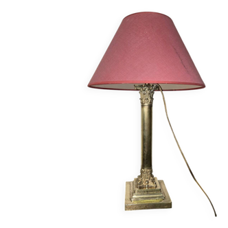 Empire-style lamp in gilded bronze