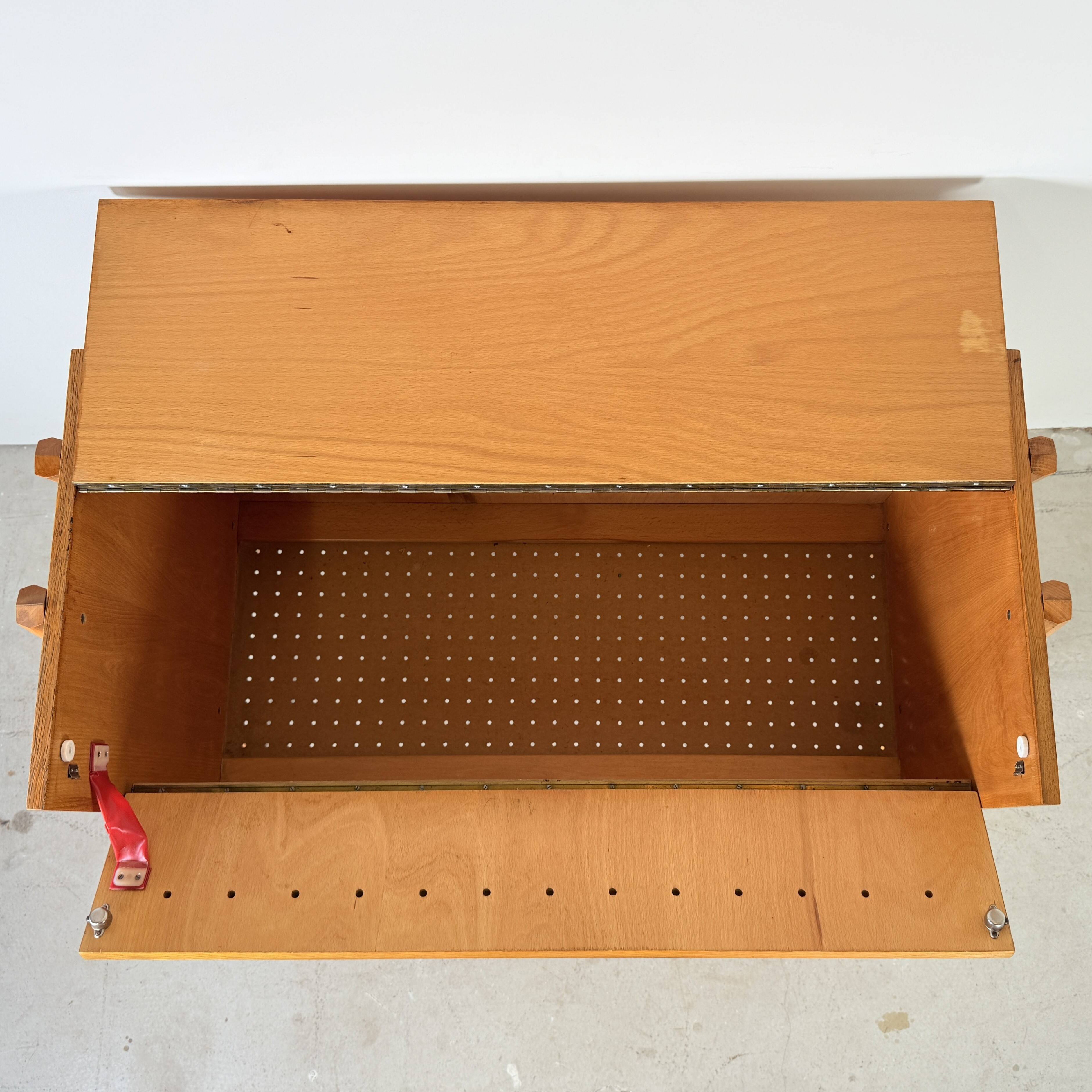 Vintage blanket chest/ toy chest, Frantisek Jirak