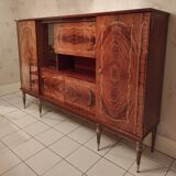 Buffet in varnished walnut