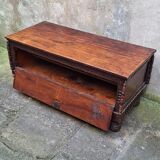Coffre de mariage cassone en bois