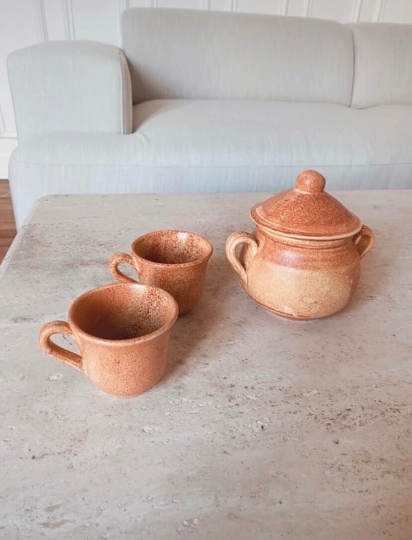 Sandstone coffee service