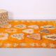 Tapis marocain vintage orange 153 x 228 cm - Authentique tapis berbère fait main