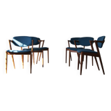 Teak Model 42 Chairs by Kai Kristiansen for Schou Andersen, Set of 6