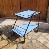 Serving trolley in vintage formica
