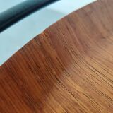 Scandinavian teak and metal dessert by Paul Nagel, Made in sweden 60s