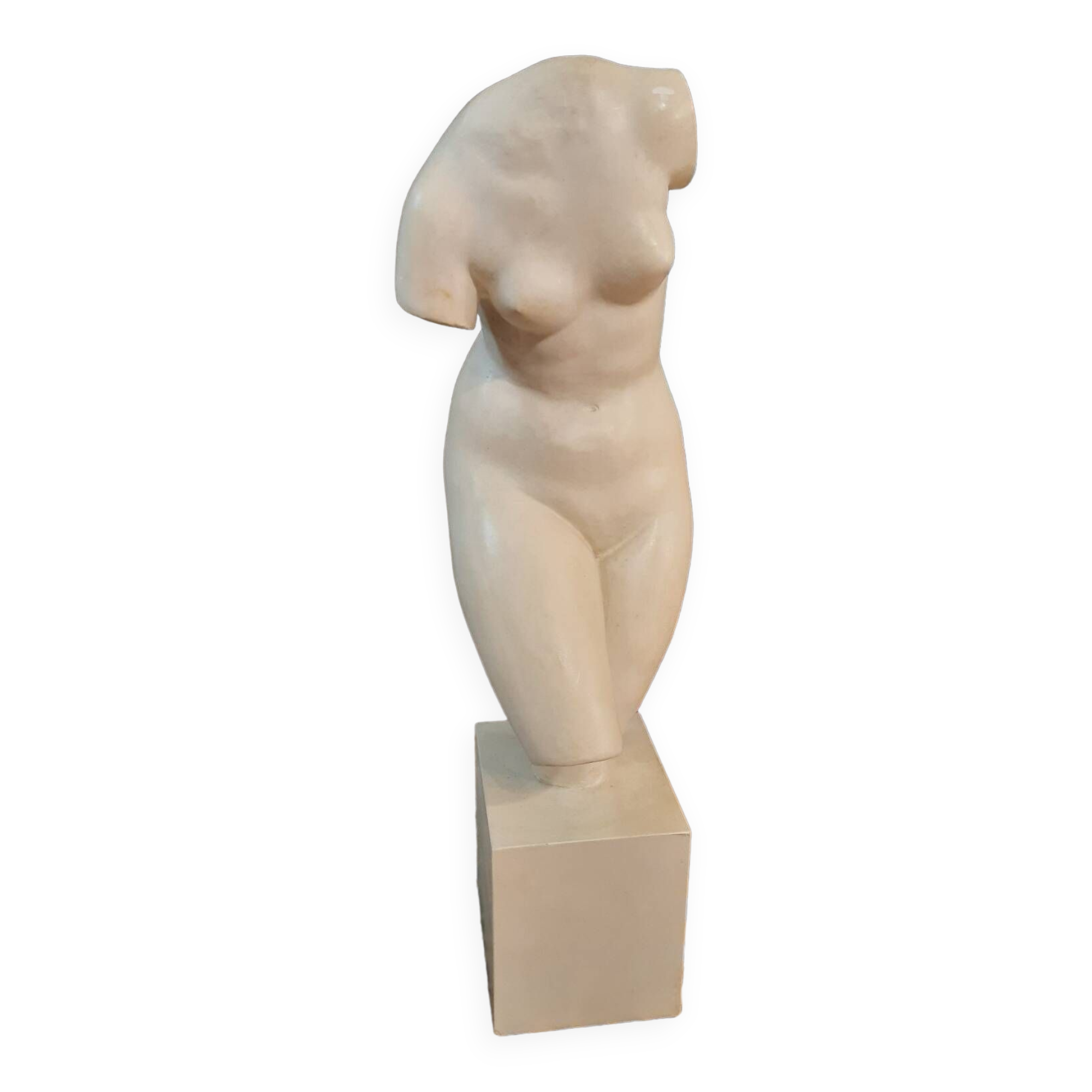Patinated plaster aphrodite bust