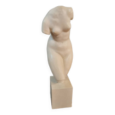 Buste aphrodite platre patiné