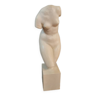Buste aphrodite platre patiné