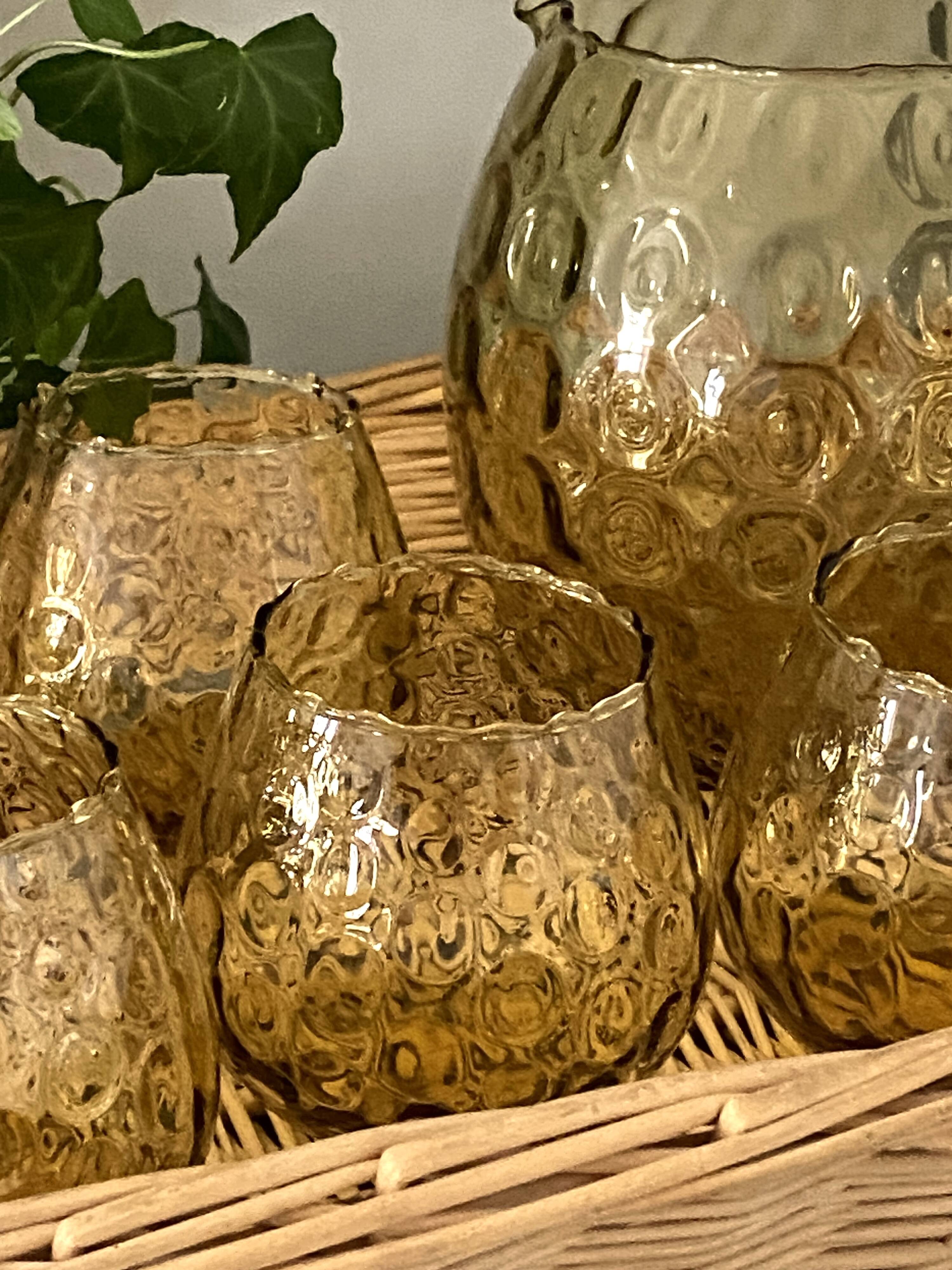 Vintage fruit juice service