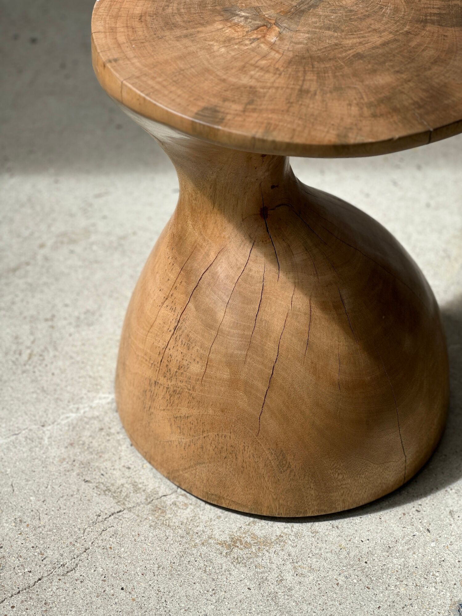 Solid wood sofa end