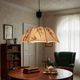 Vintage botanical pendant/light from the 1970s.