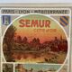Original poster chemin de fer plm - semur en auxois, henri polard