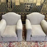 Paire de fauteuils club Art Déco