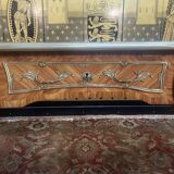 Louis XV style flat desk in marquetry