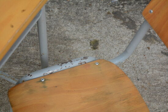 Child's desk and his chair