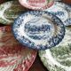 8 Johnson Bros "Coaching Scenes" English dessert plates
