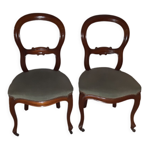 chaises de chambre avec - velours