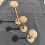 Wooden hat holder 1 set of 3
