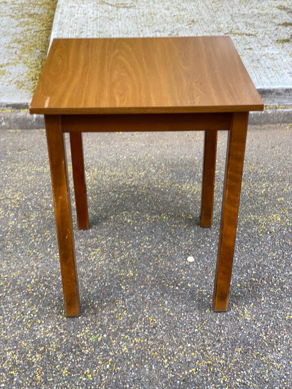 Scandinavian square bistro table in wood