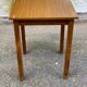 Scandinavian square bistro table in wood
