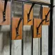 Vintage mid-century modern hallway coat rack with mirror by Alfred Hendrickx for Belform, Belgium, 190 × 80 × 30 cm