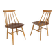 Set of 2 "Fanett" chairs in teak by Ilmari Tapiovaara, Sweden, 1960.