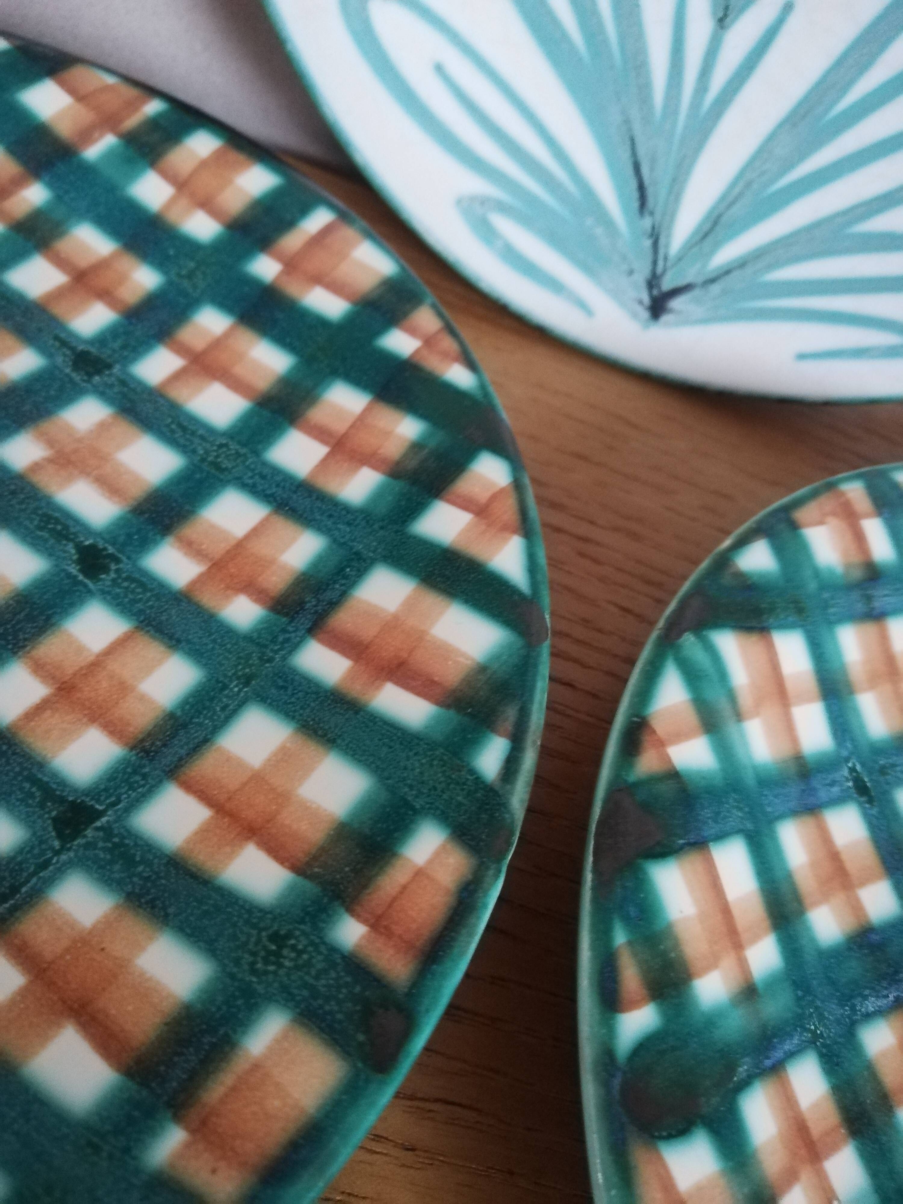Robert Picault Vallauris dessert plates